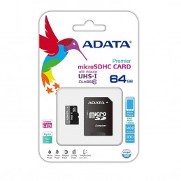 Card MicroSD+Adaptor SD,64...