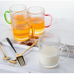 Set 6 cani, sticla, 300 ml